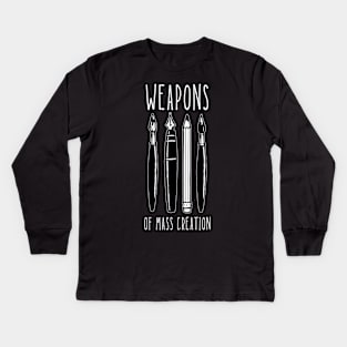 Weapons Of Mass Creation Kids Long Sleeve T-Shirt